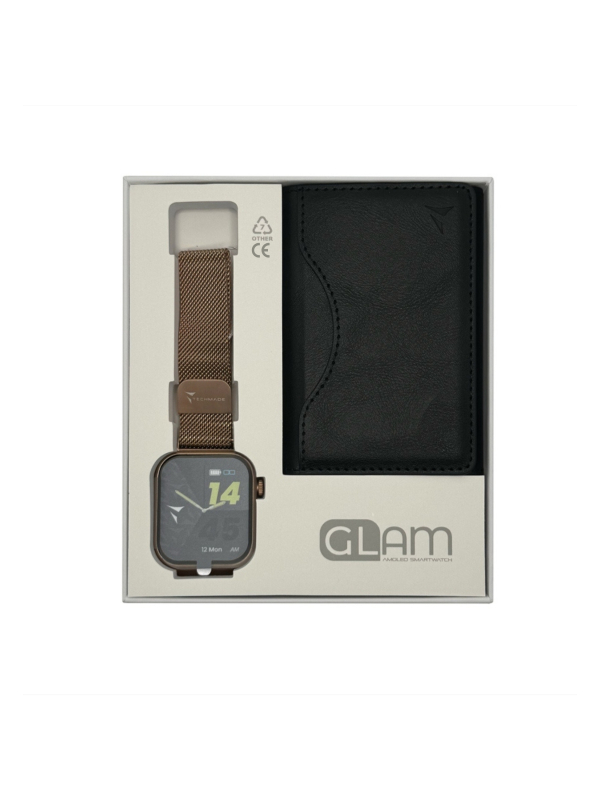 Smartwatch Glam avec Intelligence Artificielle - Pack Bundle