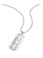 Collier Razorblade De Police Pour Hommes