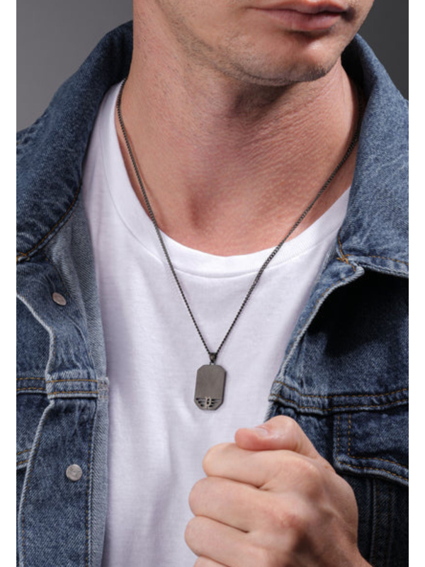 Collar Motive De Police Para Hombres
