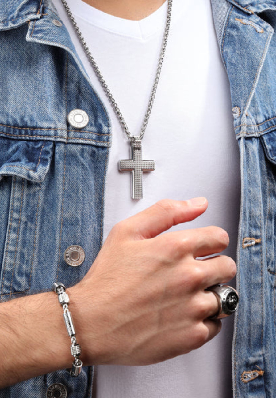 Urban Texture Bracelet By Police For Men