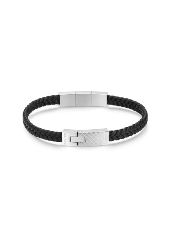 Police Men's Bracelet Intersect Black