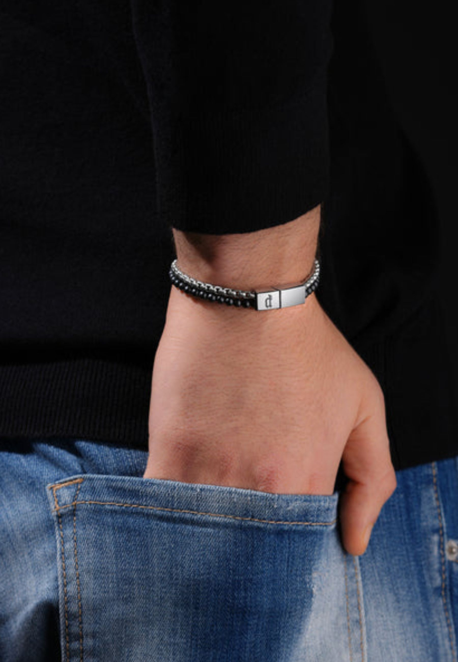 Pulsera Double Impact De Police Para Hombre