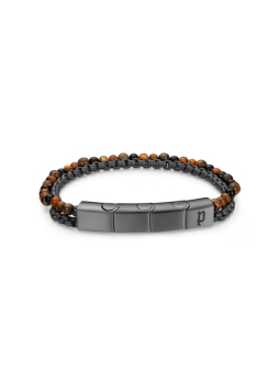 Pulsera Double Impact De Police Para Hombres