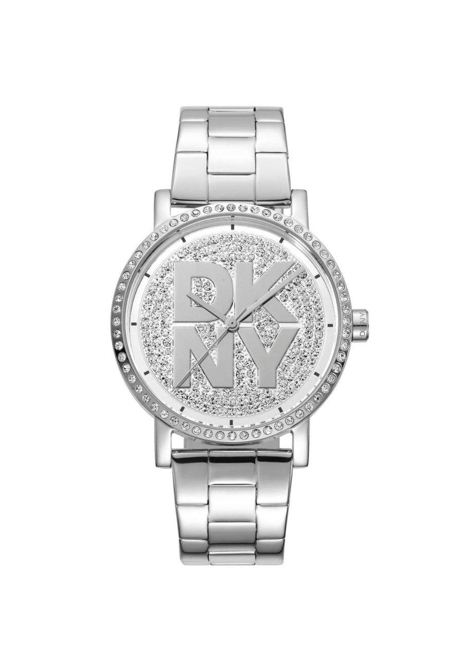 Women's Silver Powder Dial Watch