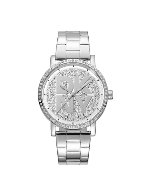 Montre Pour Femme Avec Cadran En Poudre Argentée