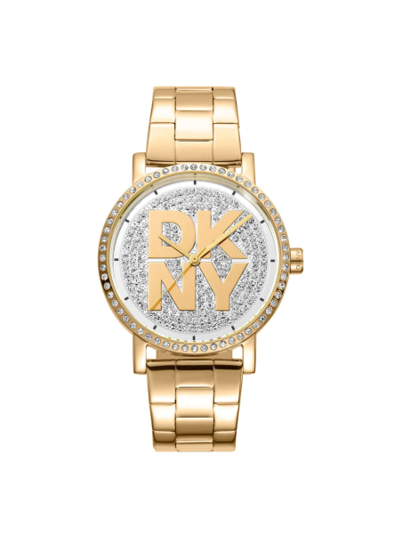 Damenarmbanduhr Soho Logo Gold