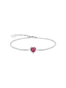 Silbernes Herzarmband Romantik