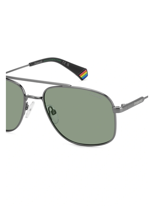 Polaroid PLD 6235/S/X - ASR/UC Rutenio Oscuro Verde