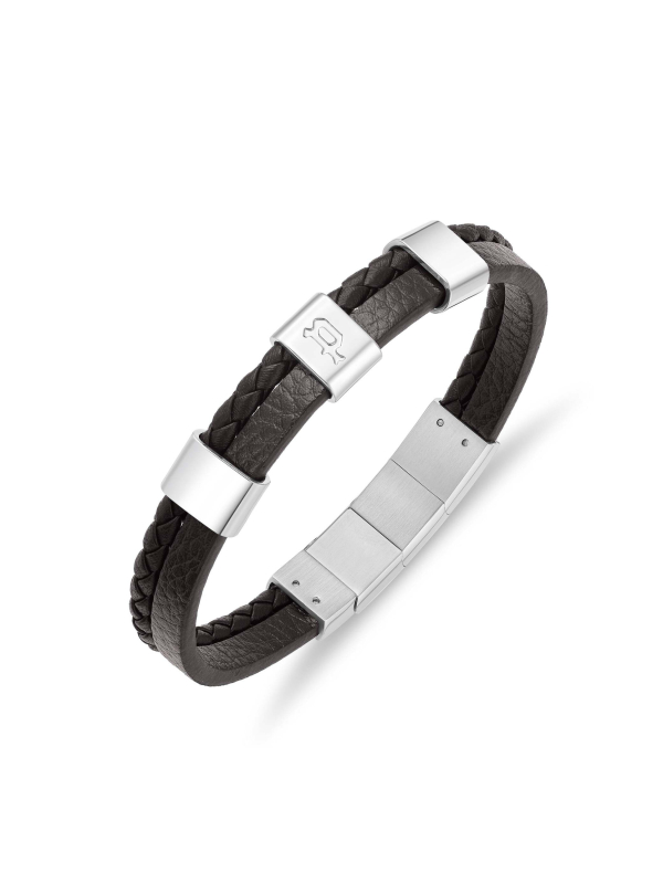 Police - Brown Leather Ben's Bracelet