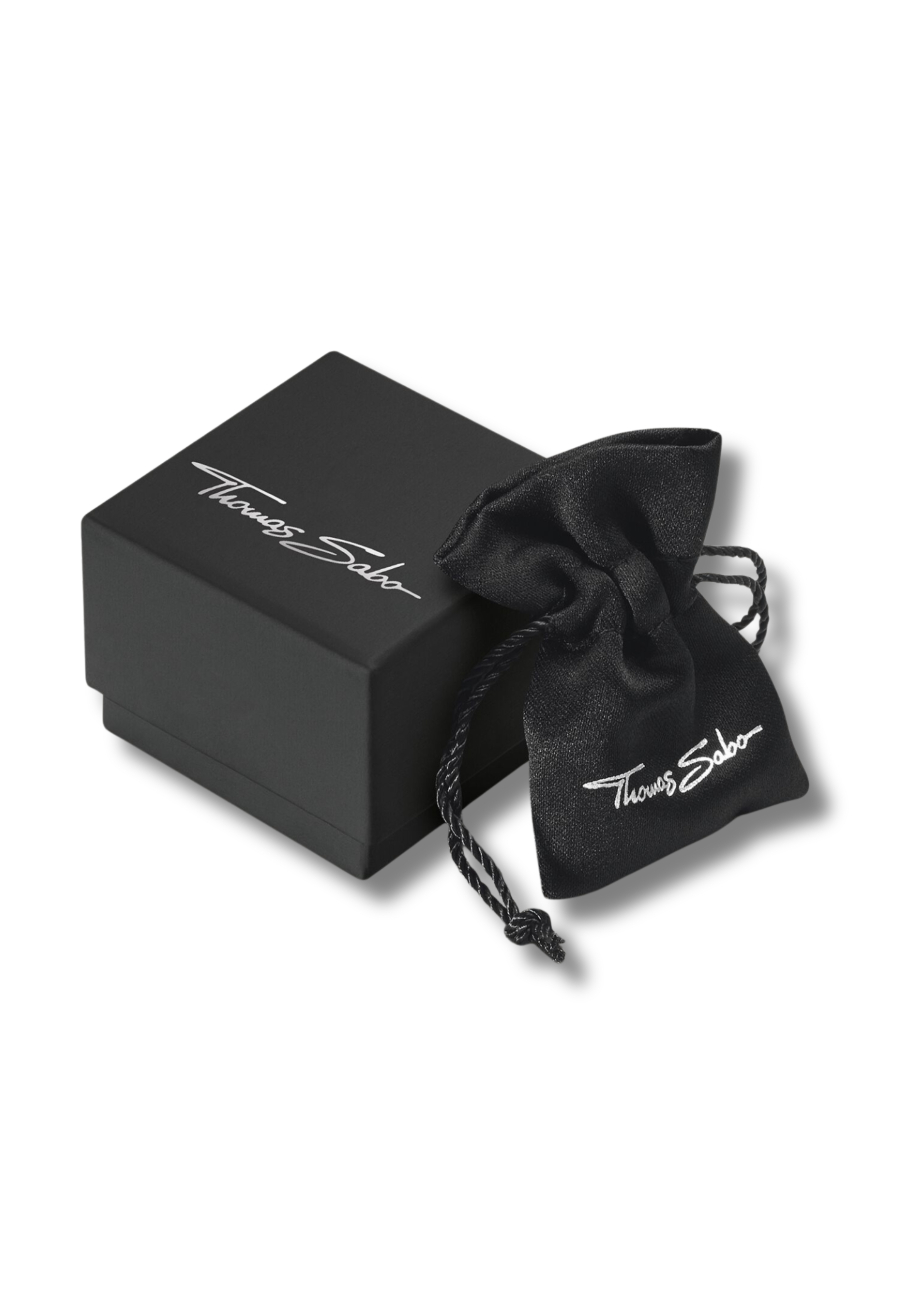 Silver Necklace with White Stones