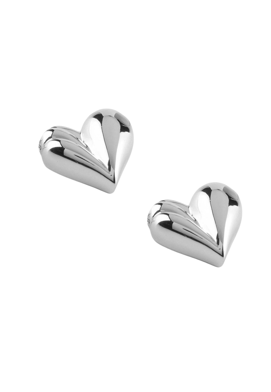 Pendientes Plateados GUESS para Mujer