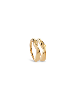 GUESS Silver Gold-Plated Ring