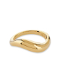 GUESS Silver Gold-Plated Ring