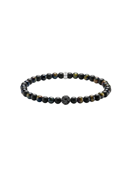 Pulsera Talismán Energía Positiva Con Cuentas De Obsidiana Y Ojo De Tigre