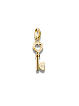 Charm Pendant Love Key – Connect Gold-Plated