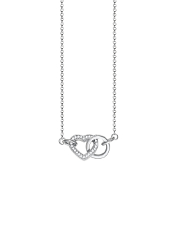 Halskette Herz Zusammen Klein