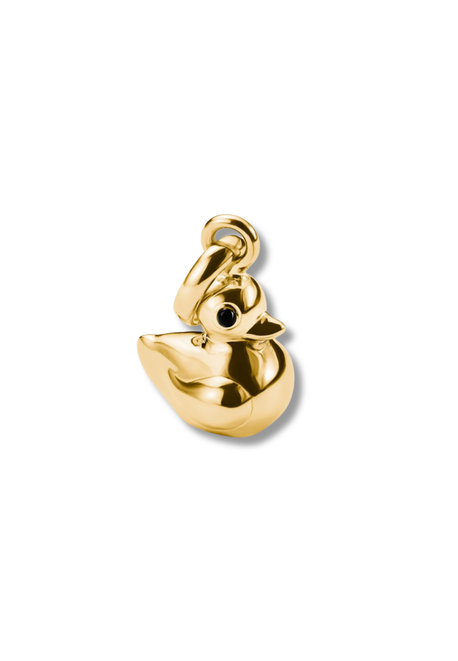 Pendentif Charm Canard – Connect Doré À L’Or Fin