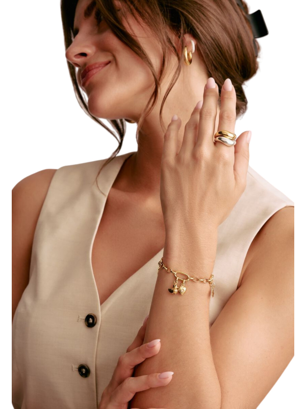 Colgante Charm Pato – Connect Chapado En Oro