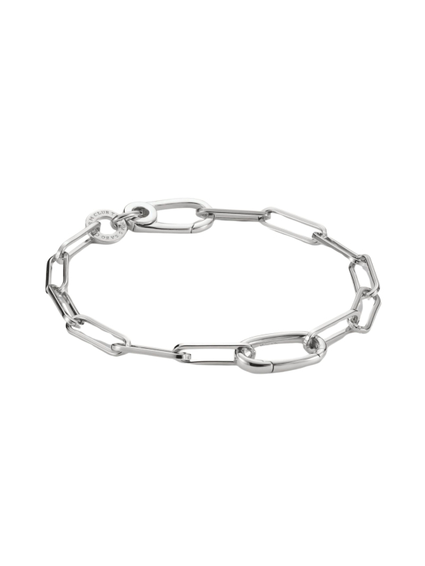 Bracelet Charm Trombone Avec Maillon Connect Argent