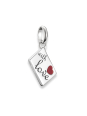 Pendentif Charm Lettre D’Amour Connect Argent