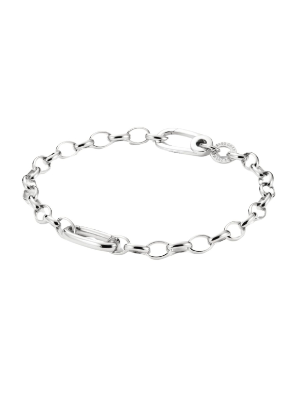 Bracelet à breloques avec maillon Connect en argent