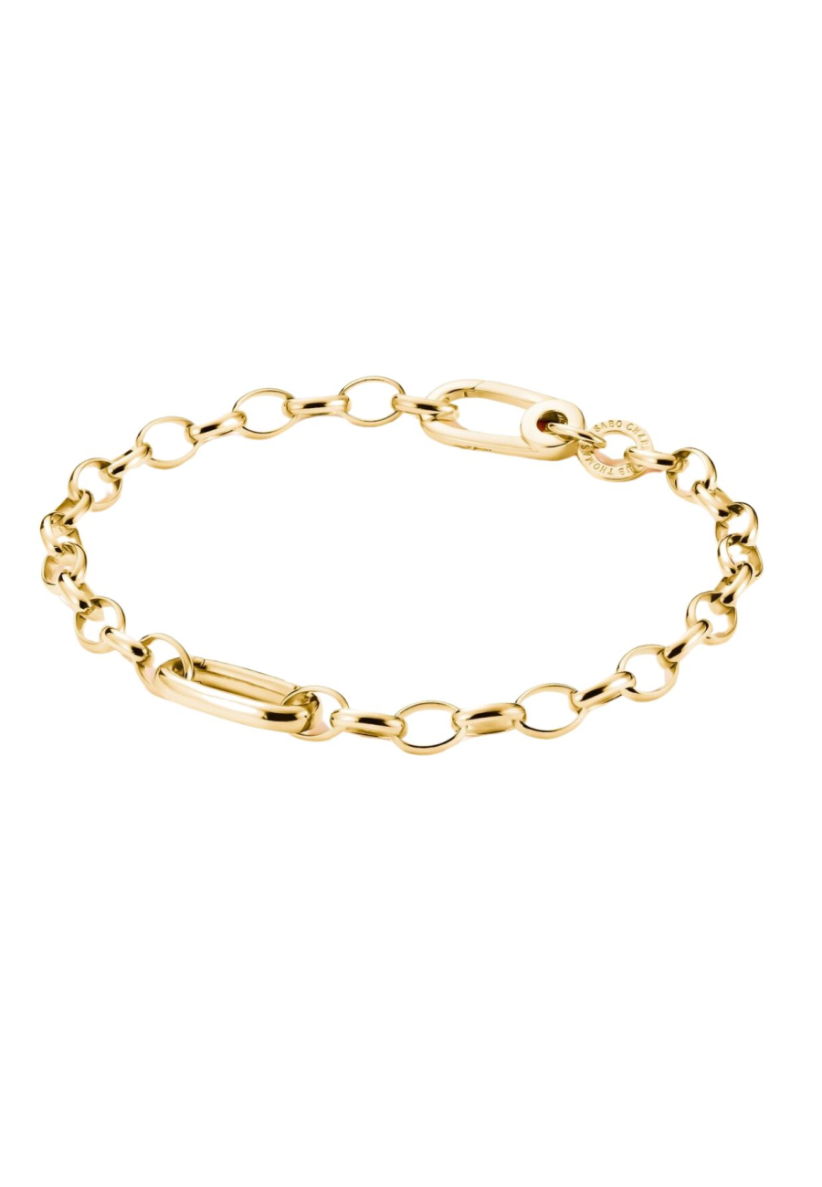 Bracelet à breloques avec maillon Connect doré