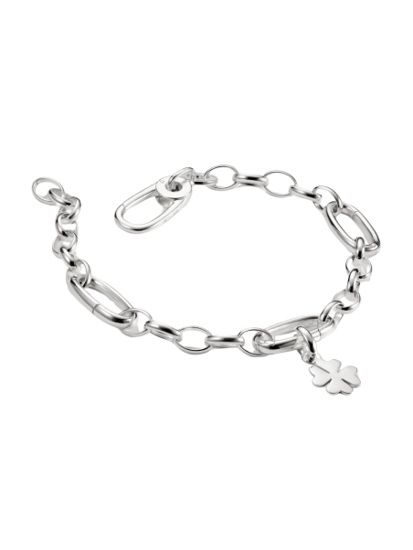 Bracelet charms avec trois maillons Connect en argent