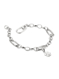 Charm-Armband mit drei Connect-Gliedern aus Silber