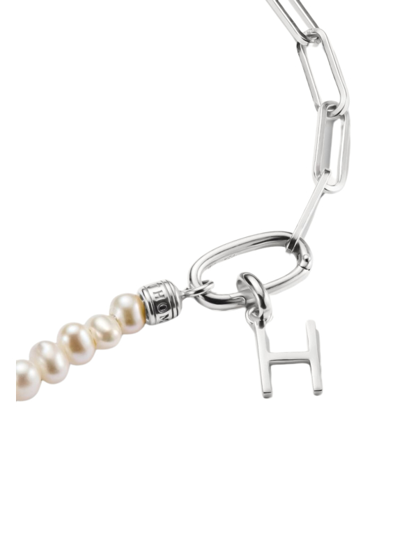 Charm-Anhänger Buchstabe H Connect aus Silber