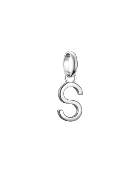 Colgante charm letra S Connect de plata