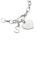 Pendentif charm lettre S Connect en argent