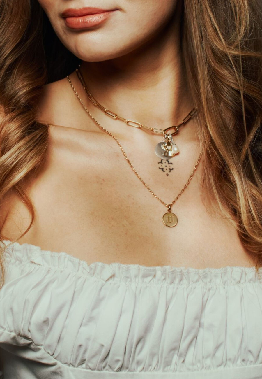 Colgante Charm Guardián del Amor Connect Chapado en Oro