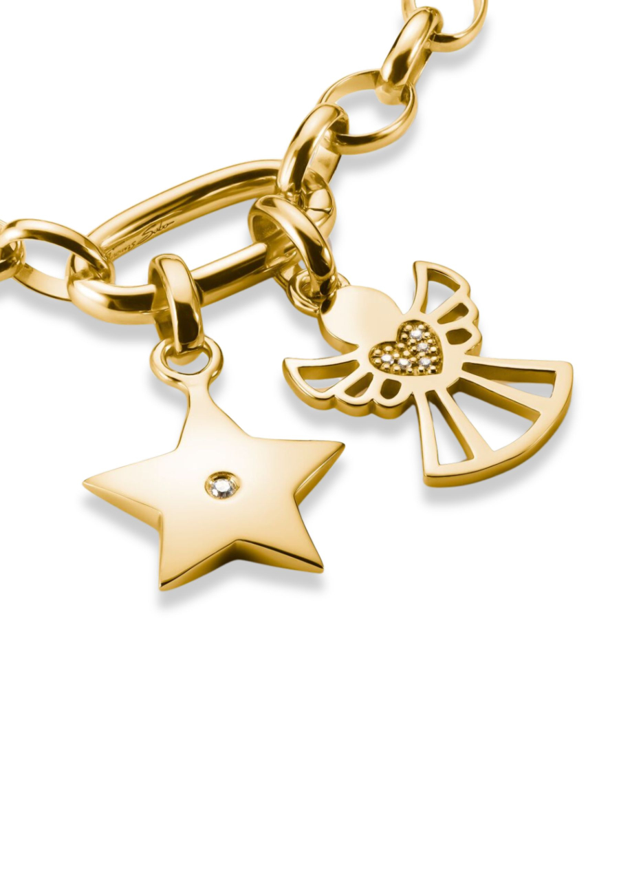 Colgante Charm Guardián del Amor Connect Chapado en Oro