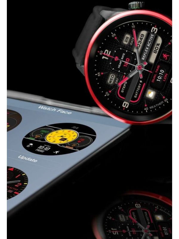 Montre connectée Reflex Active Série 54 AMOLED GPS avec appel intelligent