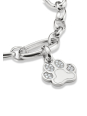 Pendentif Charm Patte avec Pierres Connect Argent