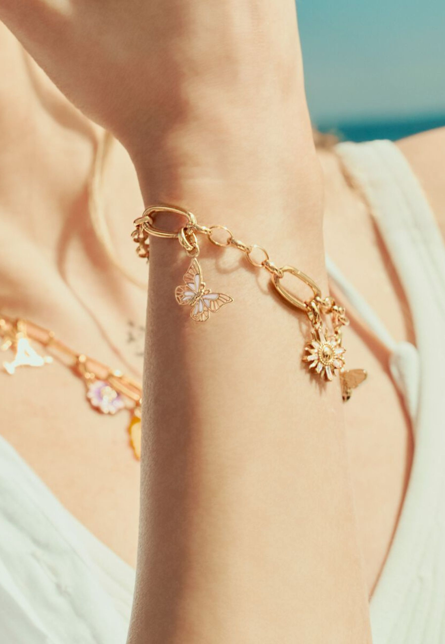 Charm-Anhänger Schmetterling Connect Silber