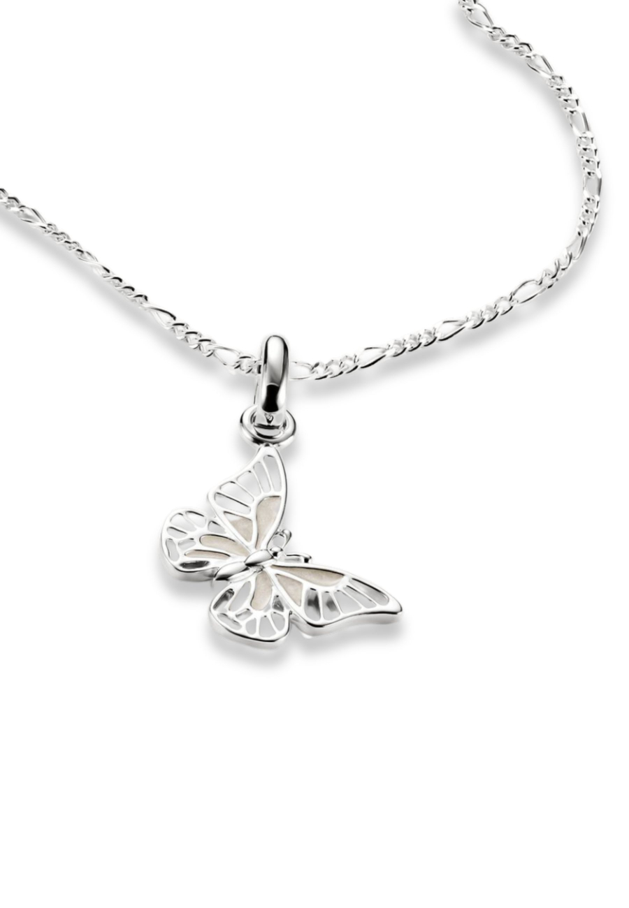 Charm Pendant Butterfly Connect Silver