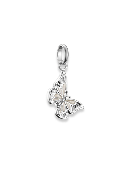Charm Pendant Butterfly Connect Silver