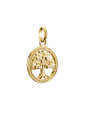Pendentif charm Arbre de l’Amour avec pierres Connect doré à l’or fin
