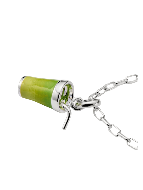 Charm pendant matcha latte Connect silver