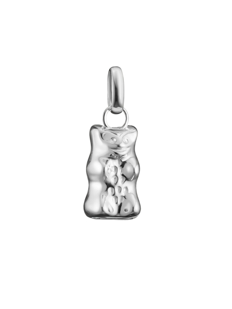Pendentif charm ourson doré Connect en argent
