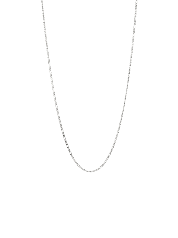 Collar charm diseño Figaro en plata