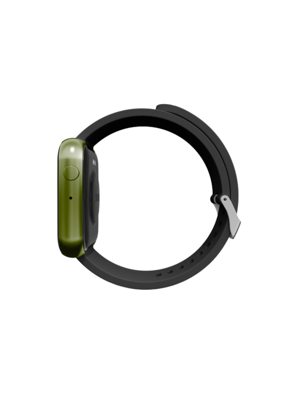 Reloj Inteligente Techmade Caja Verde y Correa Negra – Unisex