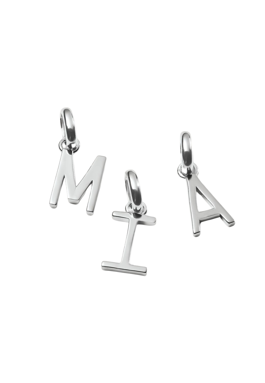 Colgante Charm Letra A Connect Plata