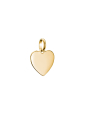 Colgante charm corazón Connect chapado en oro
