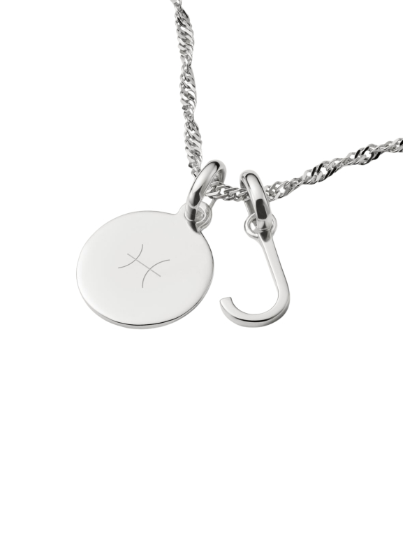 Pendentif Charm Lettre J Connect Argent