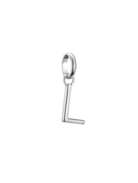 Pendentif Charm Lettre L Connect Argent