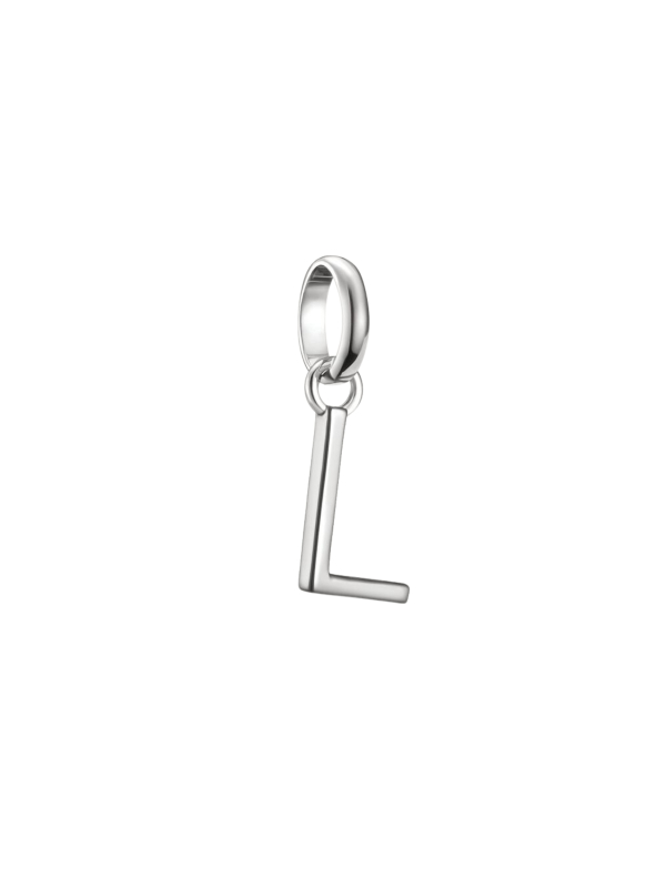 Pendentif Charm Lettre L Connect Argent