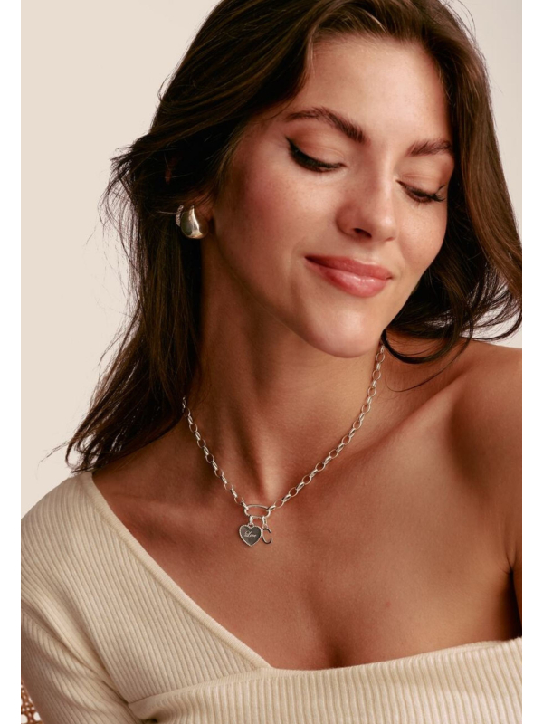 Pendentif Charm Lettre M Connect Argent