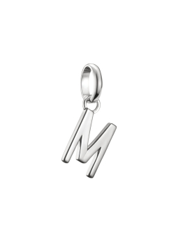 Charm-Anhänger Buchstabe M Connect Silber